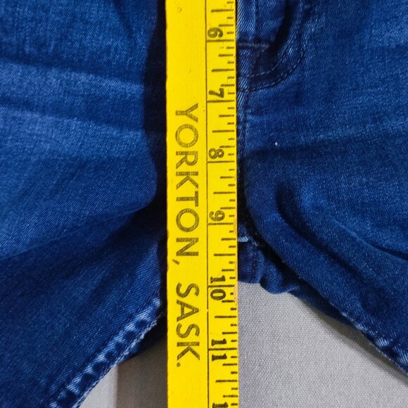 7 For all Mankind jeans women's size 29 ink blue colour mid-rise skinny denim - Picture 13 of 14